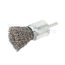 [3237] Wire Cup Brush, shaft welded type, standard/crimped, 25 mm dia, 6 mm shaft, steel
