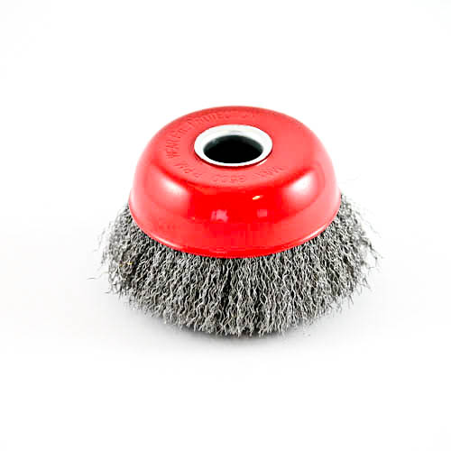 Wire Cup Brush, standard/crimped, 150 mm dia, 7/8" (22 mm) arbor, steel, IMPA 510763