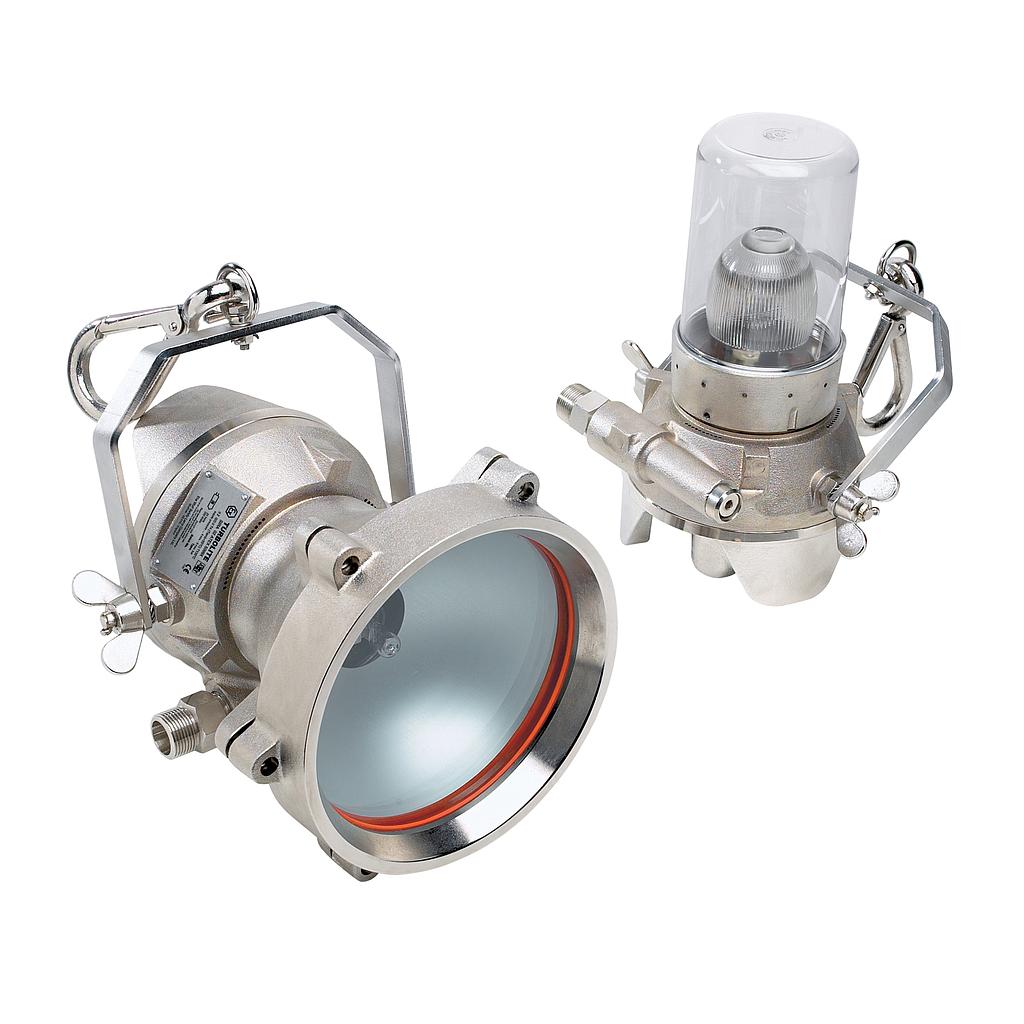 Wolf A-TL44B, ATEX zone 1 & 2, Compressed Air Bay Light 250 W, Brass