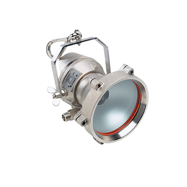 Wolf A-TL45A, Pneumatic ATEX floodlight, Aluminium, certified for zone 1 & 2, 24 V, 250 W, IMPA 330637