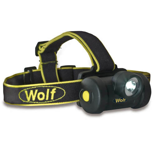 Wolf HT-650, ATEX LED hoofdlamp, gecertificeerd voor zone 0, incl, batterijen, IMPA 330619