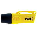 Wolf M-10, Micro explosieveilige zaklamp met LED lamp, ATEX gecertificeerd voor zone 0, incl, batterijen, IMPA 792276