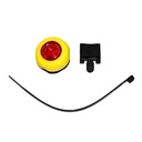Wolf ML-15R Markerlite Red, Mini Explosionproof marker/bicycle-light, ATEX certified for zone 1  & 2, incl. batteries