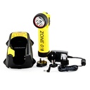 Wolf R-55H, Rechargeable ATEX LED torch, certified for zone 0, incl. charger, T4, UN 3481