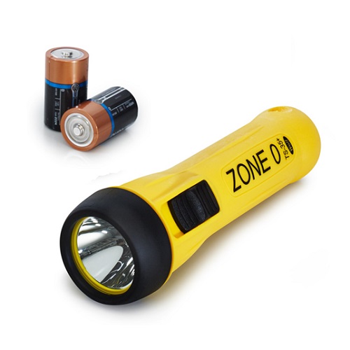 Wolf TS-35+, ATEX LED torch, certified for zone 0, straight model, T4