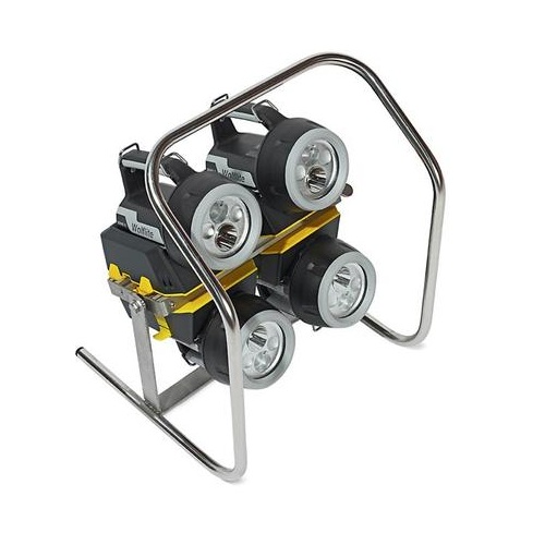 XT-604, Zone 0 Flood Bank x4 Wolflite XT-75 & Oplader