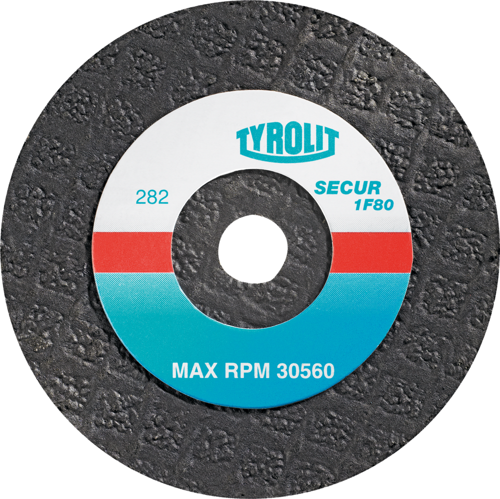 Tyrolit Abrasive wheel 125 x 20 mm, grit 36, hole 32 mm, IMPA 614820
