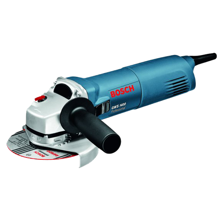 Bosch GWS 1400, elektrische haakse slijper 125 mm, in koffer, 220 V, 1400 W, 11000 rpm, IMPA 591032