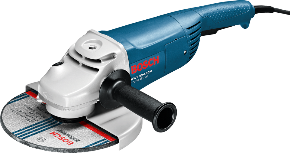 Bosch GWS 22-180H Elektrische haakse slijper 180mm, 110V, 2200W, 8500 tpm, IMPA 591024