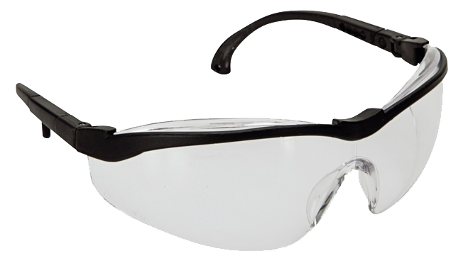 Climax 595-I, Veiligheidsbril, polycarbonaat, in lengte en hoek verstelbaar montuur, helder, IMPA 391861
