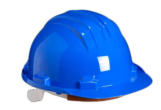 Climax 5-RS, Blue Safety helmet, HDPE, manualy adjustable 6 point suspension, EN397 / EN50365, IMPA 310102