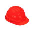 [10863] Climax 5-RS, Red Safety Helmet, HDPE, manualy adjustable 6 point suspension, EN397 / EN50365, IMPA 310105