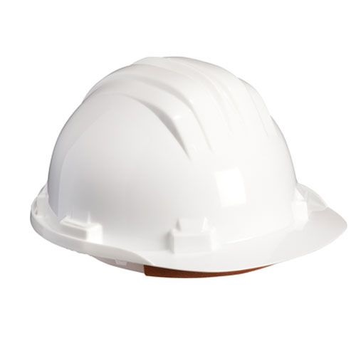 Climax 5-RS, White Safety Helmet, HDPE, manualy adjustable 6 point suspension, EN397 / EN50365, IMPA 310101