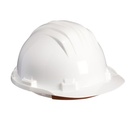 [10469] Climax 5-RS, White Safety Helmet, HDPE, manualy adjustable 6 point suspension, EN397 / EN50365, IMPA 310101