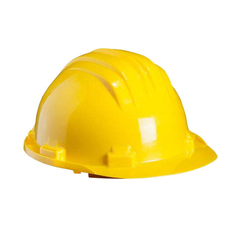 Climax 5-RS, Yellow Safety Helmet, HDPE, manualy adjustable 6 point suspension, EN397 / EN50365, IMPA 310103