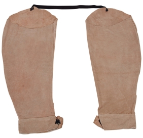 Climax 8, Split leather protective sleeves, for welding etc., IMPA 851166