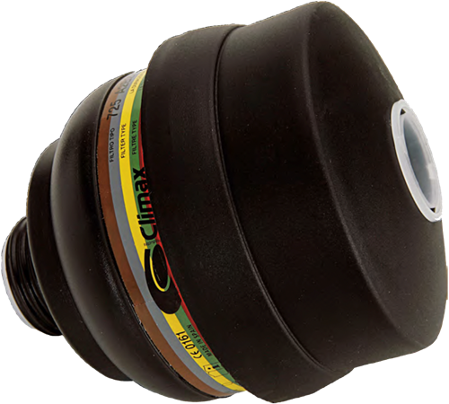 Climax F725 A2B2E2K2Hg-P3, Filter voor gelaatsmaskers met EN148 schroefdraad, IMPA 331282