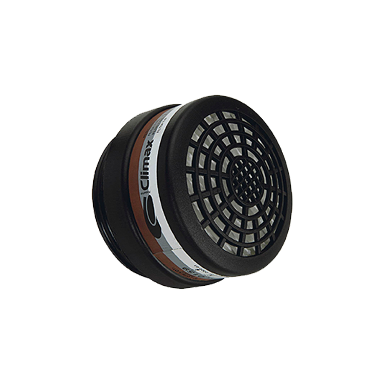 Climax F756-P3, Filterset van 2 stuks, voor halfgelaatsmaskers met dubbel filter Climax 755, 756 en 810, IMPA 331118