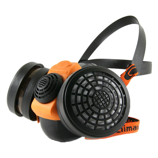Climax M756 ABEK1P3, Half face mask with double filter, including 2 pieces ABEK1P3 filter, IMPA 331124