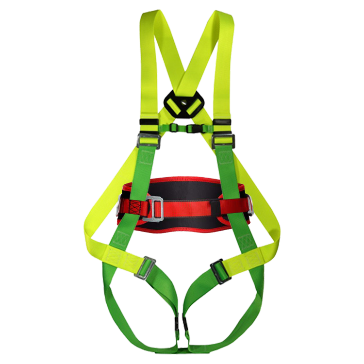 Climax Set 26C met 25CN, 26C veiligheidsharnas met 1 D-ring rug en 25CN heupband zonder lanyard met 2 ogen lateraal, IMPA 331101