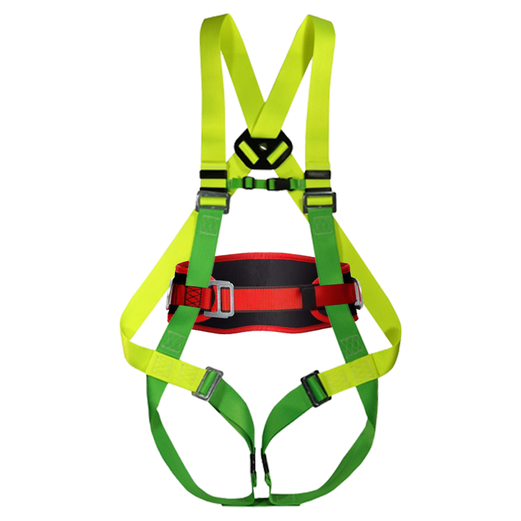 Climax Set 26C with 25C, 26C full body harness, 1 D-ring  and 25CN safety belt without lanyard, 2 lateral folding buckles, IMPA 331101
