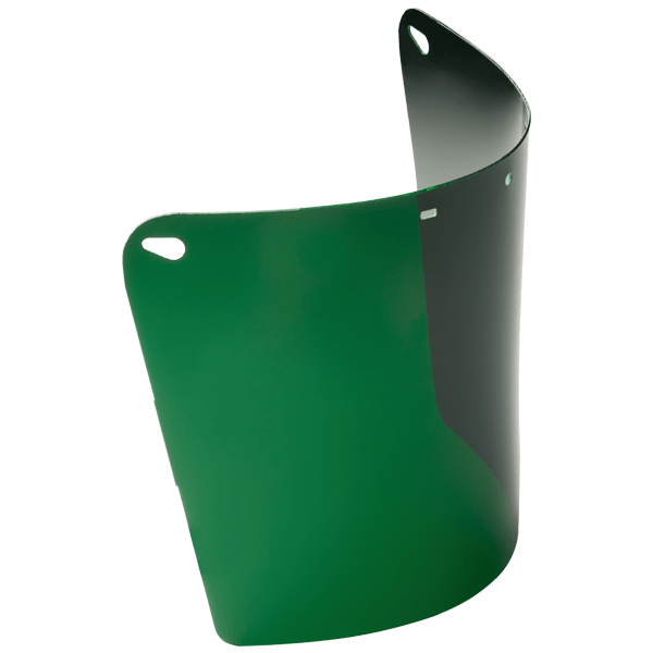 Climax V436 green, acetate visor, green, for Climax visor holders, shade 5, IMPA 310456