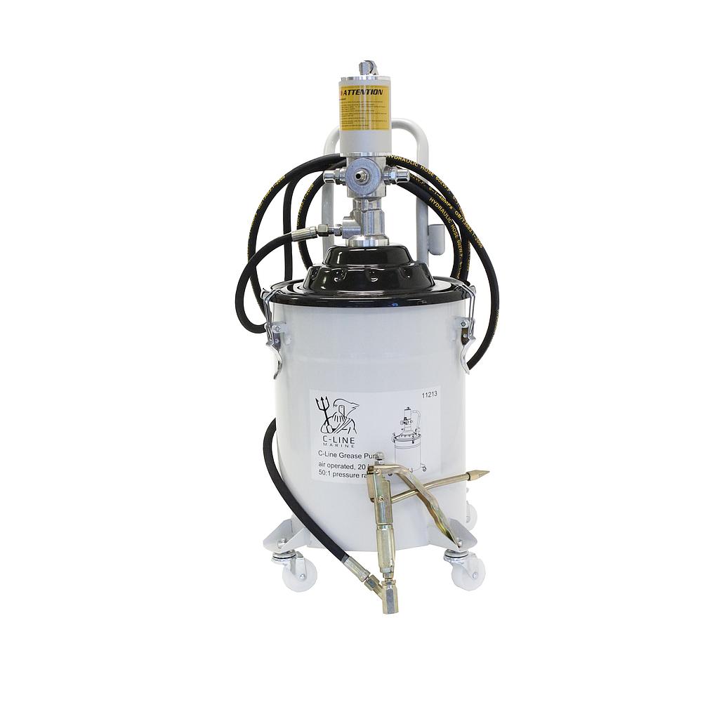 C-Line Grease Pump, air operated, 20 L, 50:1 pressure ratio, IMPA 67503