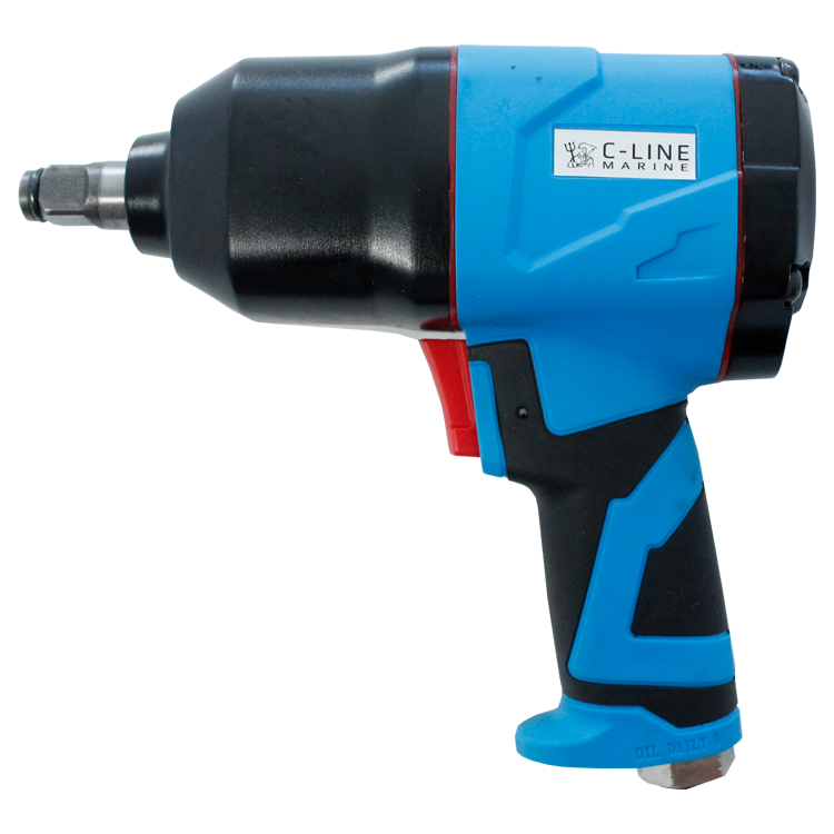 C-Line TPIW-12, Pneumatic Impact Wrench, 1/2" square drive, 7500 rpm, 340 Nm, IMPA 590101