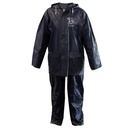 [11202] C-Line twee delig regenpak met capuchon, Blauw, Maat S