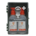 Eye wash set, 2 x 500 ml bottle NaCl 0,9pct, in bracket.