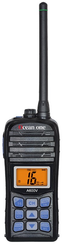 Marine portofoon A600V, ATEX zone 1 & 2, Waterproof IP68, met display, IMPA 370134