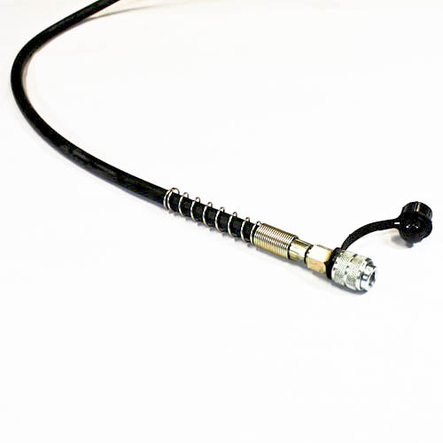 Hogedruk Hydraulische Slang, Diameter 6 mm, Lengte 2 m, 1 zijde snelkoppeling vrouwelijk, 1 zijde snelkoppeling mannelijk, IMPA 615101
