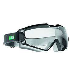 MSA ChemPro veiligheidsbril soft touch montuur,sightgard-coating, ongeventileerd, met hoofdband, 10145597, IMPA 311015