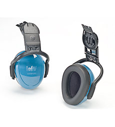 MSA Left/Right Ear cup kit for easy attachment to helmet V-gard and V-gard 500, medium noise applications, blue 10087429, IMPA 331266