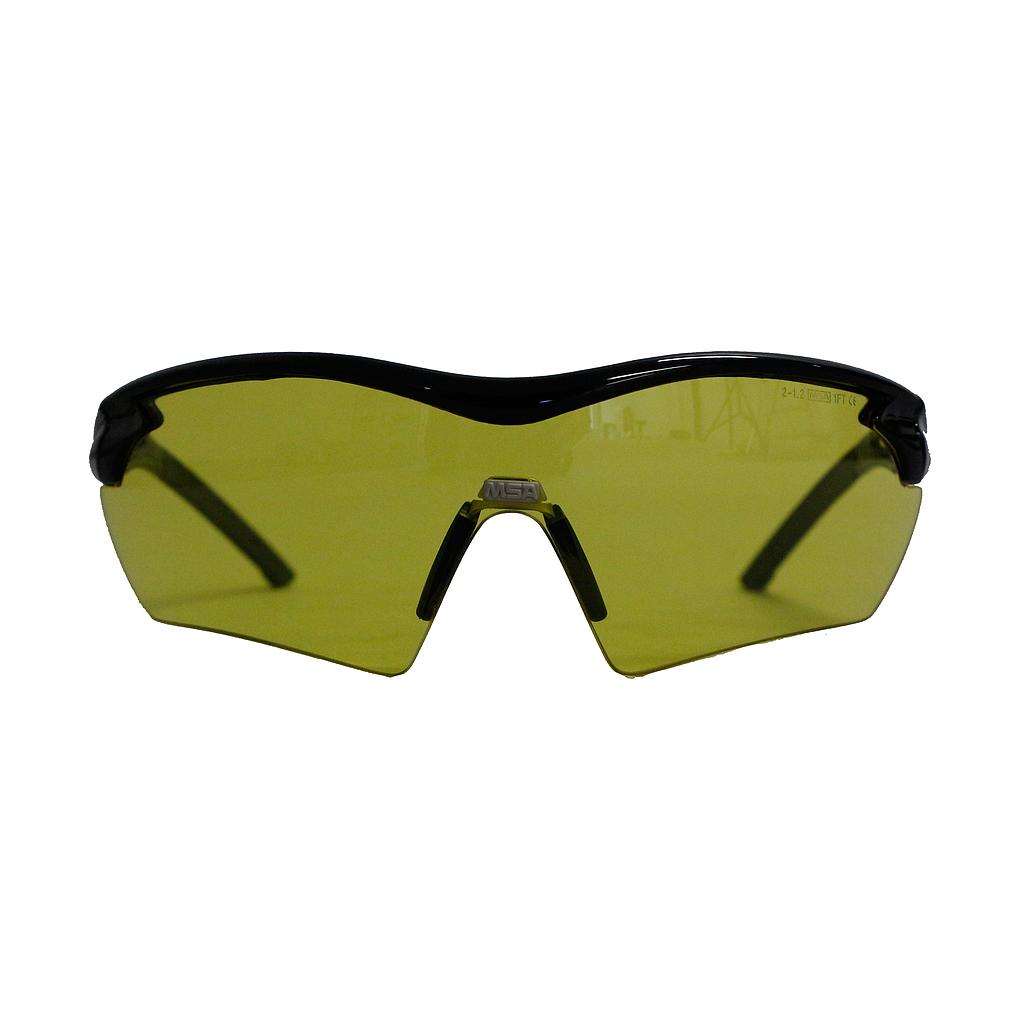 MSA Racers, Safety Goggle with amber lenses, sightgard-coating, anti-fog, anti-scratch, 10104615 (10070919), IMPA 311053