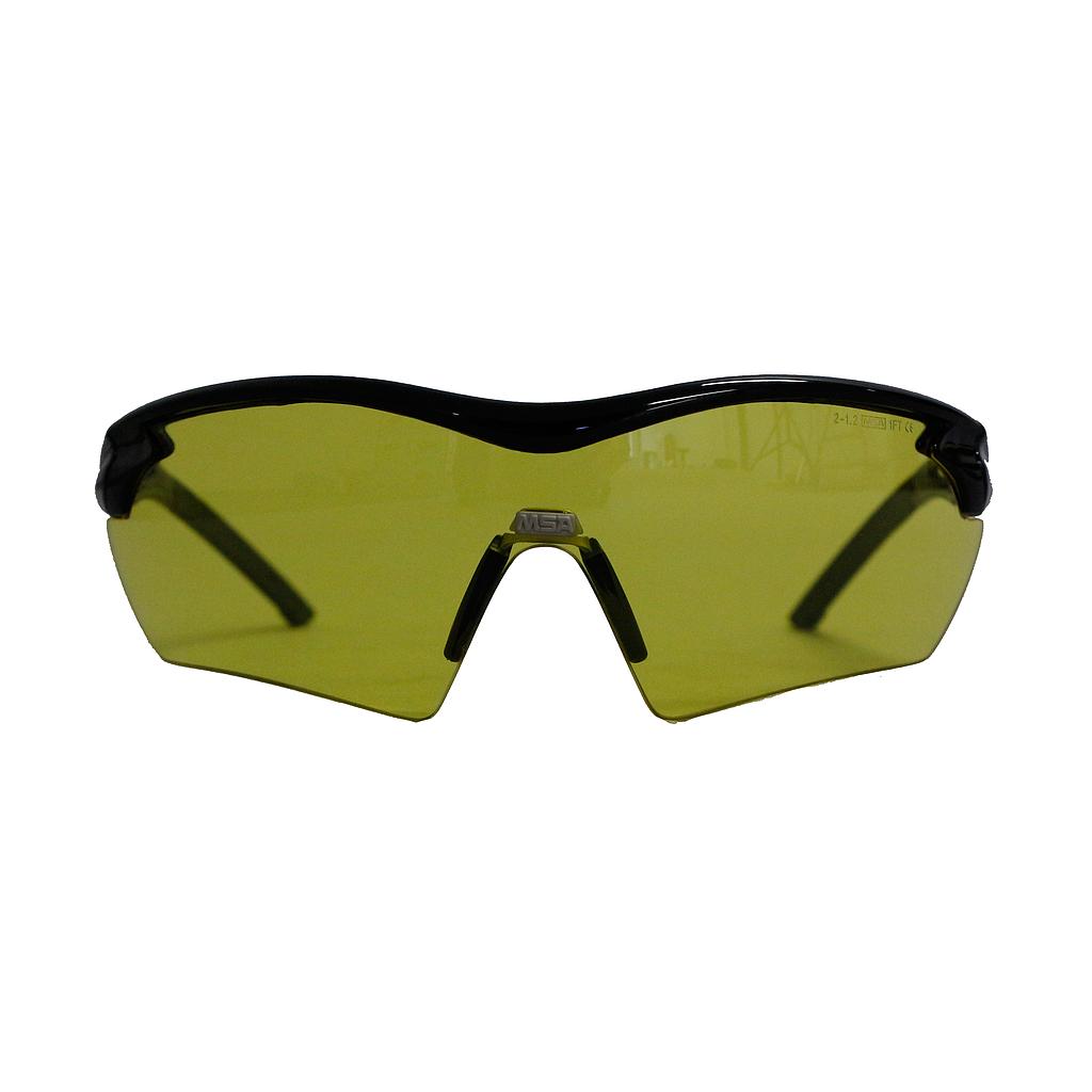 MSA Racers, veiligheidsbril, amber lenses, sightgard-coating, anti-condens, anti-kras, 10104615 (10070919), IMPA 311053