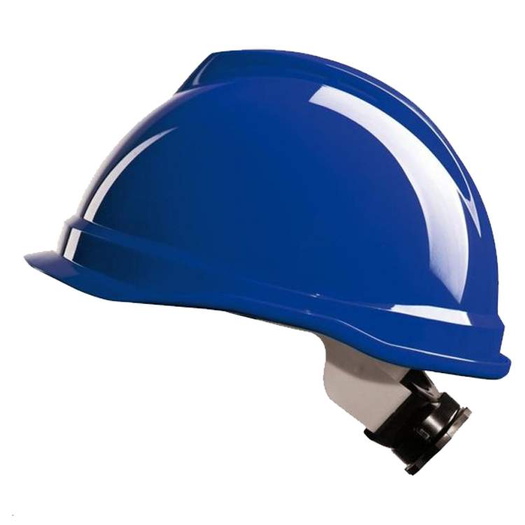 MSA V-Gard 520 Blauw Safety Helmet with Fas-Trac suspension, EN397, non-vented, IMPA 310302