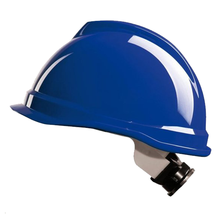 MSA V-Gard 520 Blauwe Veiligheidshelm met Fas-Trac binnenwerk, EN397, niet geventileerd, IMPA 310302