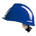 [10453] MSA V-Gard 520 Blauwe Veiligheidshelm met Fas-Trac binnenwerk, EN397, niet geventileerd, IMPA 310302