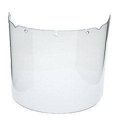 MSA V-Gard transparant vizier voor chemicalien, 2,5 mm dik, 203 mm lang, 10115855, IMPA 310548