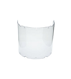 MSA V-Gard transparant visor for chemicals, 2,5 mm thick, 203 mm long, to be used with chin guard, 10115856, IMPA 310549