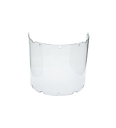 MSA V-Gard transparant vizier voor chemicalien, 2,5 mm dik, 203 mm lang, voor gebruik met kinbeschermer, 10115856, IMPA 310549