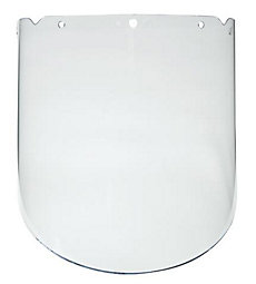 MSA V-Gard transparant vizier voor chemicalien, 2,5 mm dik, 235 mm lang, 10115851, IMPA 310550