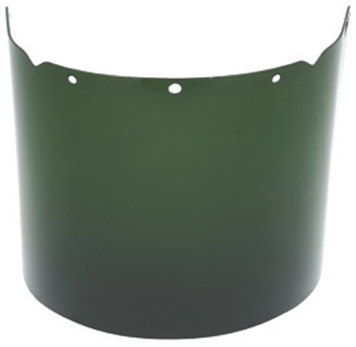 MSA V-Gard visor for welding and cutting, shade 5, 1,8 mm thick and 203 long, 10115861, IMPA 310546