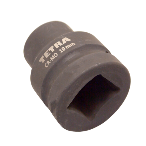 TETRA Krachtdop 19 mm voor Slagmoersleutel 1" (25,4 mm) Moer M12, IMPA 590247