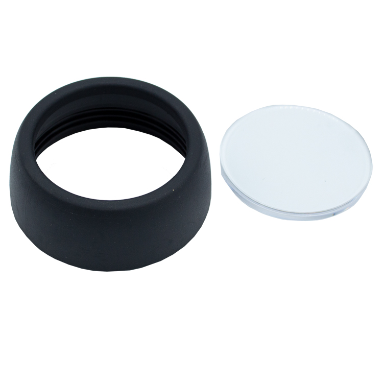 Spare part for Wolf ATEX safety torch R-30 and R-50, TP-316, Polycarbonate Lens and Ring kit