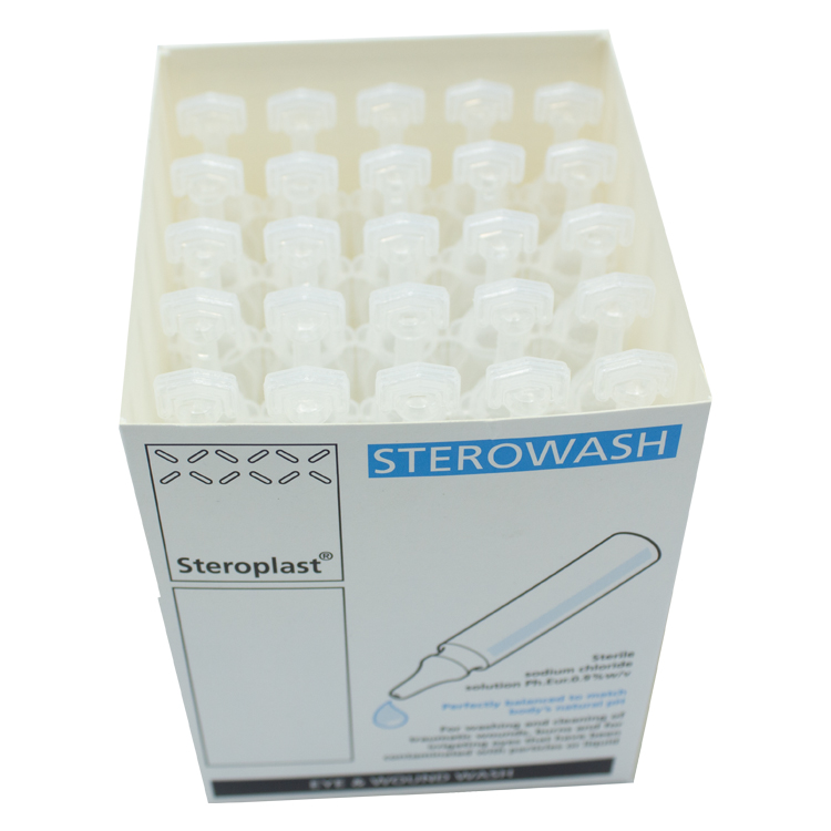 Steroplast 1400W Eye-Wound wash pods 20 ml (doos a 25 pods), IMPA 390674