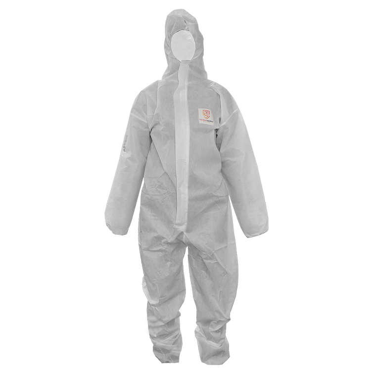 Technosafety disposable coverall, Cat III, Type 5/6, White, Anti-static, Size L, IMPA 312003