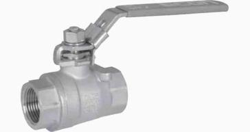 TETRA Kogelkraan, Diameter 1/4", Volle doorlaat, Roestvrij staal 316, NPT vrouwelijk draad, IMPA 756589