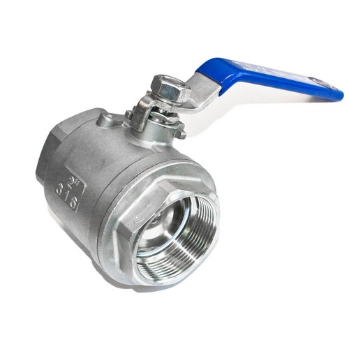TETRA Ball valves, Diameter 2-1/2", Full bore, Stainless Steel 316, NPT Female Thread, IMPA 756597